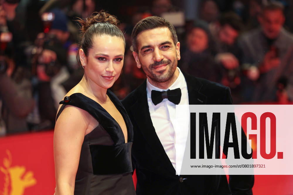 The 75th Berlinale Film Festival is taking place in Berlin from 13 to 23 February 2025. Elyas MBarek and Jessica Riso attend the The Light premiere and Opening ceremony red carpet during the 75th Berlinale film festival. Berlin Germany - ZUMAt227 20250213_zip_t227_018