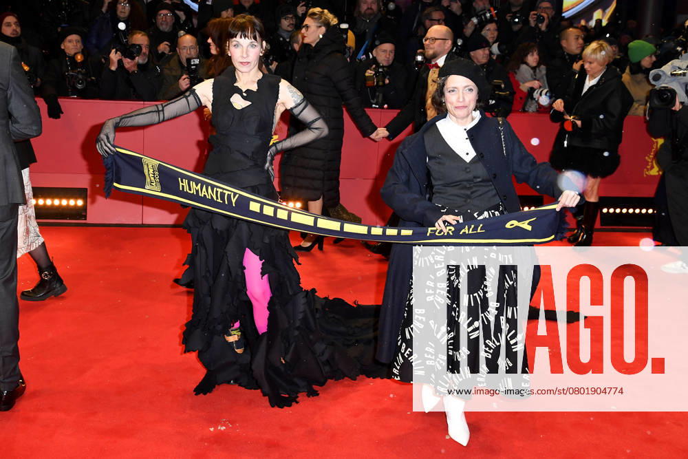 Meret Becker and Anna Thalbach at the opening of the 75th Berlinale International Film Festival with the Das Licht Film Premiere on February 13, 2025 in Berlin Berlinale Opening 2025 with the Das Licht Film Premiere in Berlin