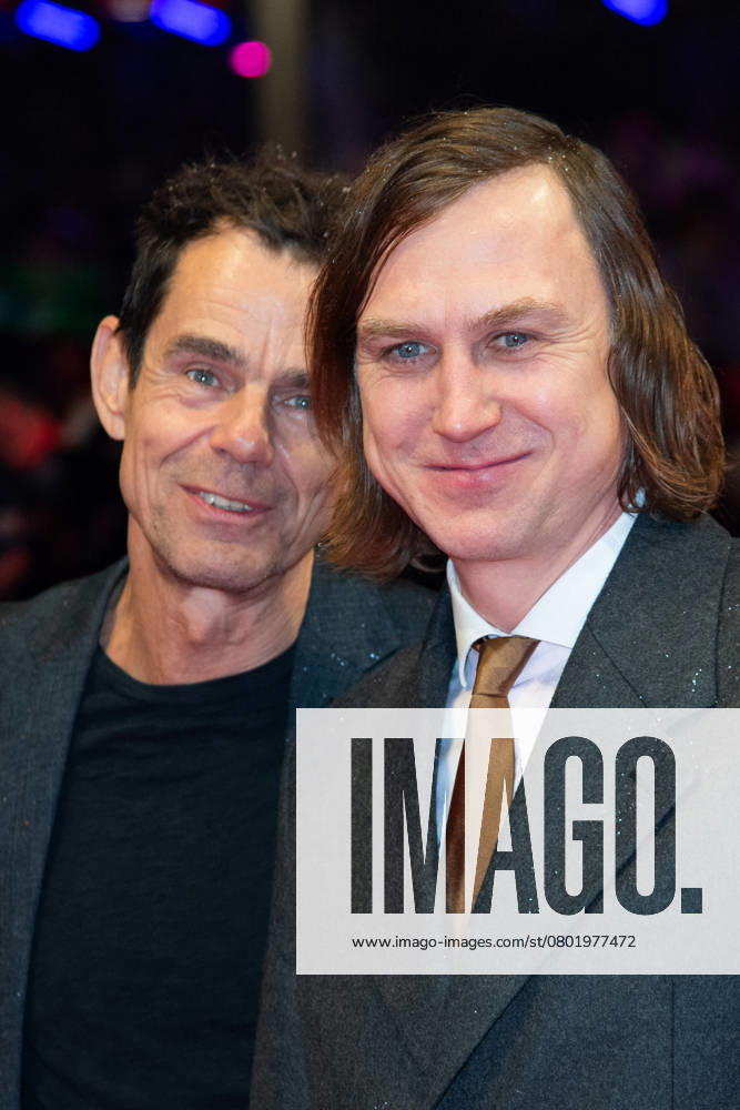 Berlinale Opening Red Carpet Lars Eidinger and Tom Tykwer attending the Opening red carpet of the 75th Berlin International Film Festival (Berlinale) in Berlin, Germany, on February 13, 2025. Photo by Aurore Marechal ABACAPRESS.COM Berlin Germany
