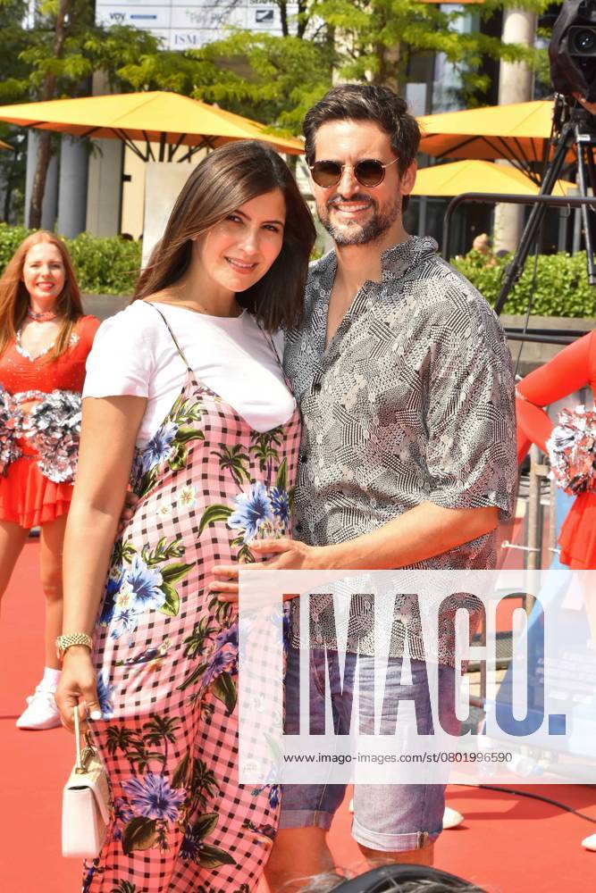 Chryssanthi Kavazi expected a Child with their Husband Tom Beck Baby bump pregnant to Guest at the World premiere of Cinema Documentary Kroos at Cinedome on Sunday 30 06 2019 in Cologne NRW Germany