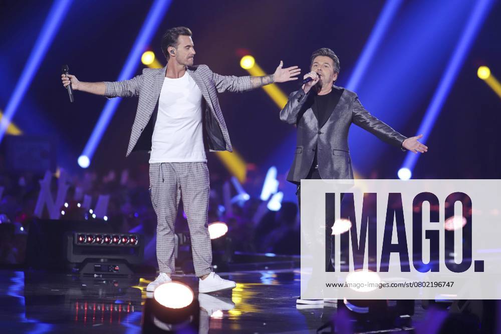 Florian Silbereisen and Thomas Anders in the ARD TV Broadcast Schlager Boom 2019 from the Westfalenhalle, Dortmund on Saturday 02 11 2019 NRW Germany