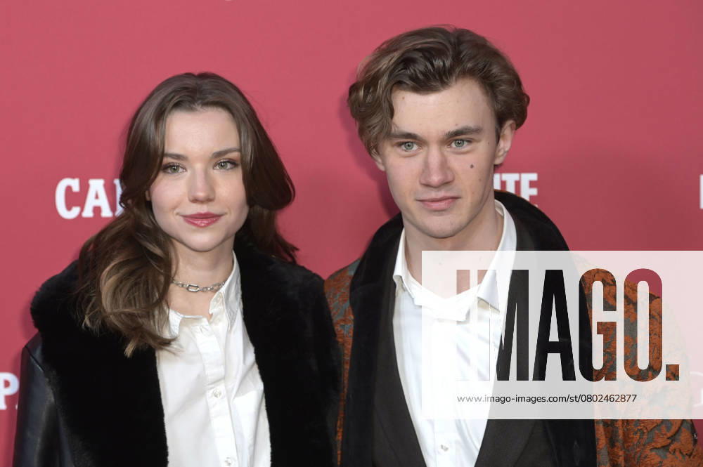 Carolin Garnier and Alessandro Schuster at the Red Night by Campari Bunte during the Berlinale 2025 at Fredericks Berlin, 14 02 2025 Foto:xC.xNiehausx xFuturexImagex red_night_5220
