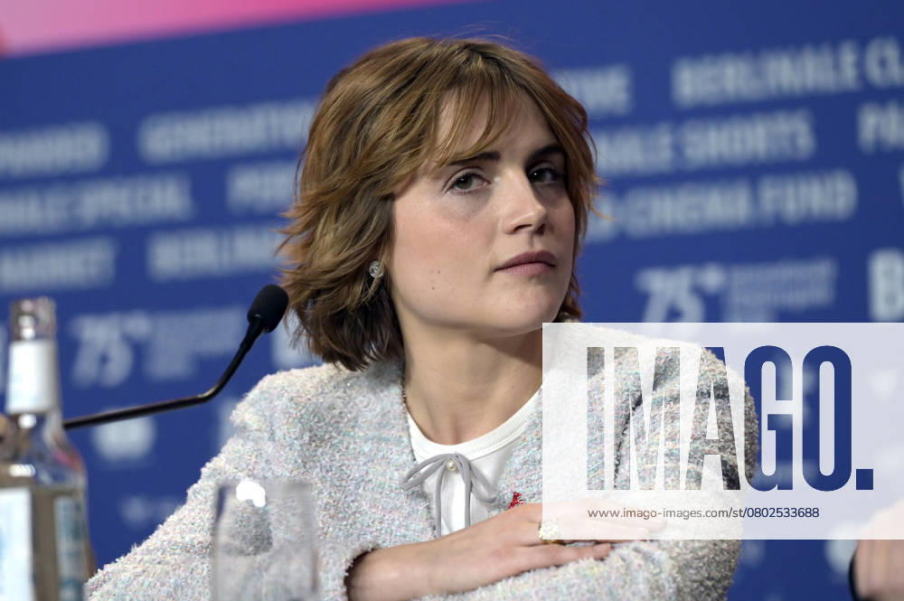 Mala Emde at the press conference for the feature film Köln 75 at the Berlinale 2025 75 Berlin International Film Festival at the Hotel Grand Hyatt Berlin, 15 02 2025 Foto:xC.xNiehausx xFuturexImagex koeln_5210