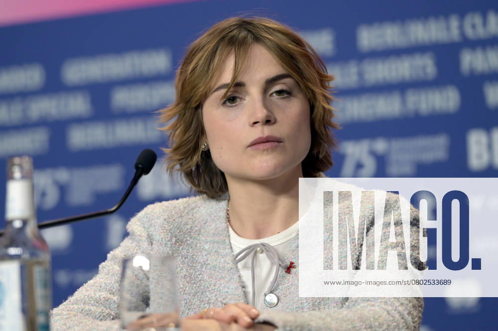 Mala Emde at the press conference for the feature film Köln 75 at the Berlinale 2025 75 Berlin International Film Festival at the Hotel Grand Hyatt Berlin, 15 02 2025 Foto:xC.xNiehausx xFuturexImagex koeln_5211
