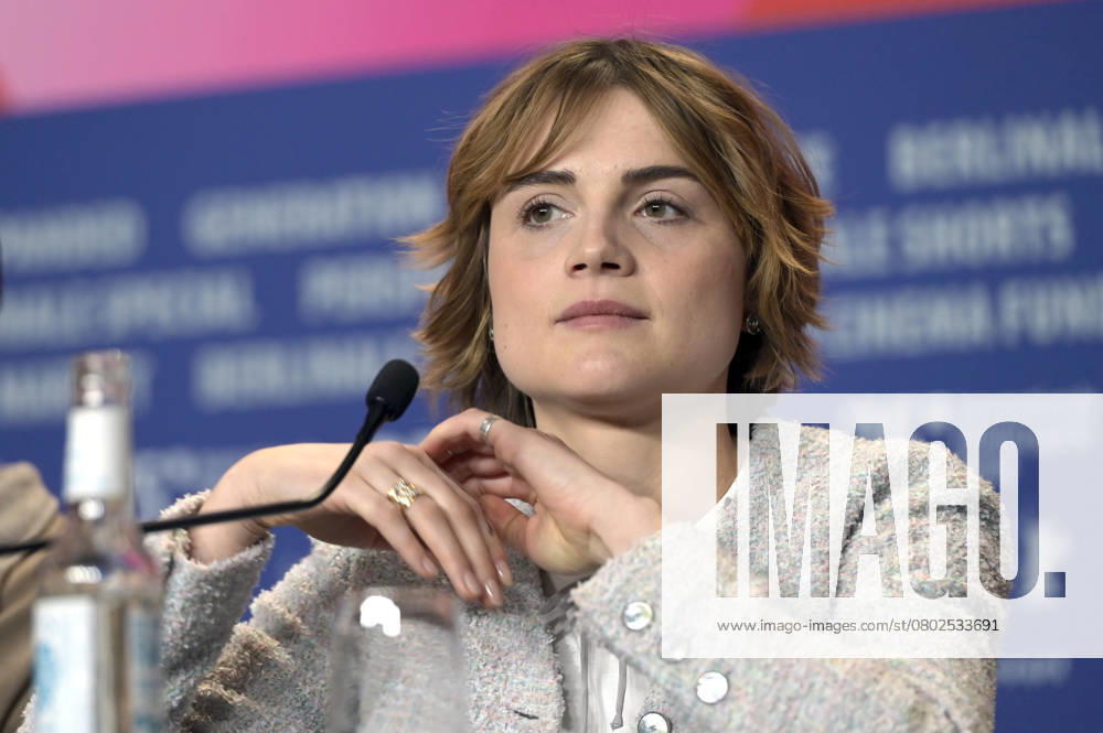 Mala Emde at the press conference for the feature film Köln 75 at the Berlinale 2025 75 Berlin International Film Festival at the Hotel Grand Hyatt Berlin, 15 02 2025 Foto:xC.xNiehausx xFuturexImagex koeln_5213