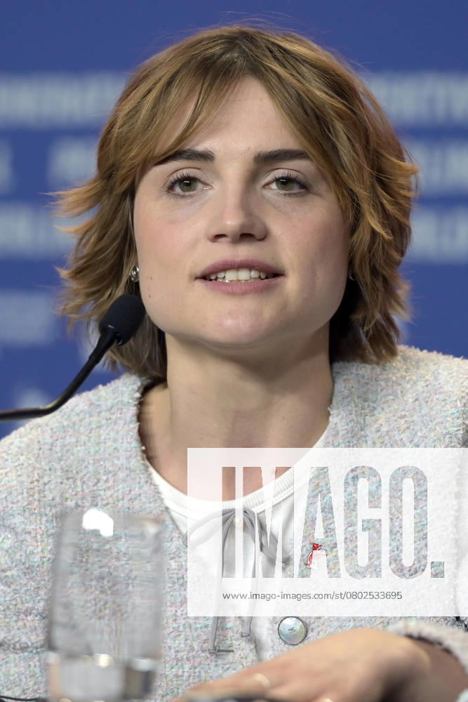 Mala Emde at the press conference for the feature film Köln 75 at the Berlinale 2025 75 Berlin International Film Festival at the Hotel Grand Hyatt Berlin, 15 02 2025 Foto:xC.xNiehausx xFuturexImagex koeln_5215