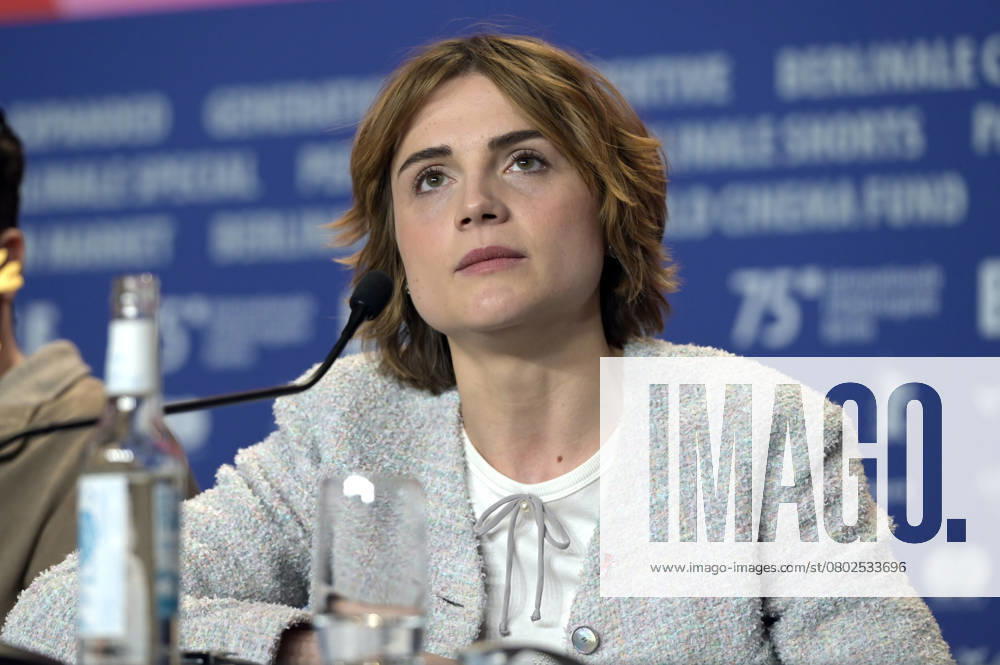 Mala Emde at the press conference for the feature film Köln 75 at the Berlinale 2025 75 Berlin International Film Festival at the Hotel Grand Hyatt Berlin, 15 02 2025 Foto:xC.xNiehausx xFuturexImagex koeln_5216