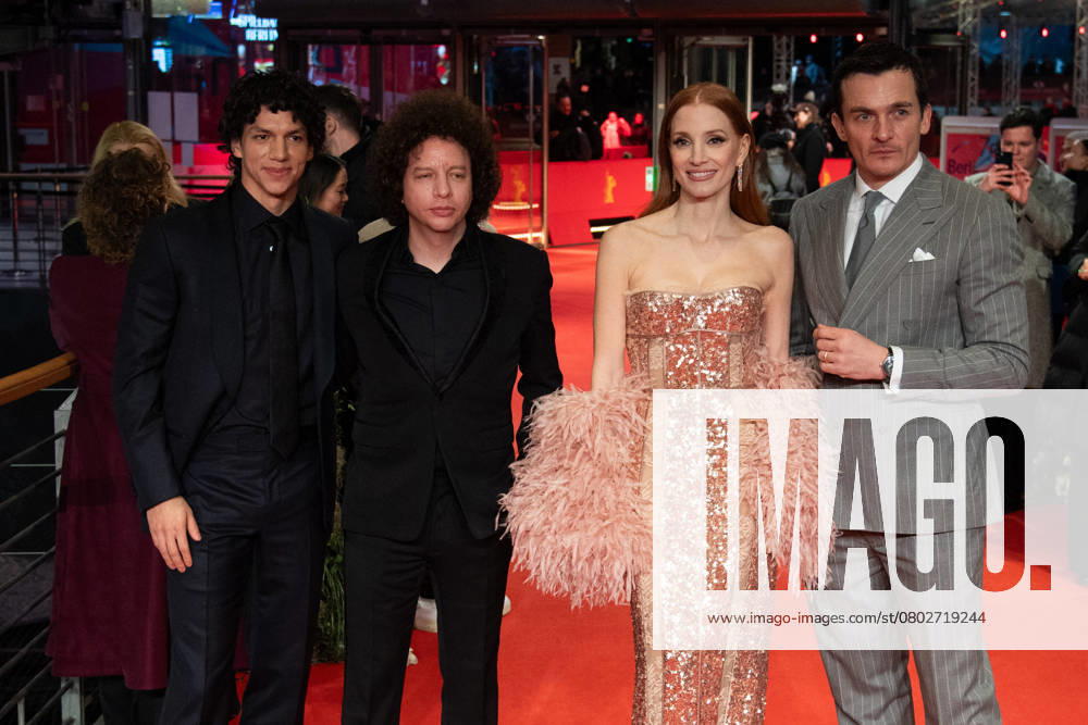 Berlinale Dreams Premiere Isaac Hernandez, Michel Franco, Jessica Chastain and Rupert Friend attending the Dreams Premiere during the 75th Berlin International Film Festival (Berlinale) in Berlin, Germany, on February 15, 2025. Photo by Aurore Marechal ABACAPRESS.COM Berlin Germany