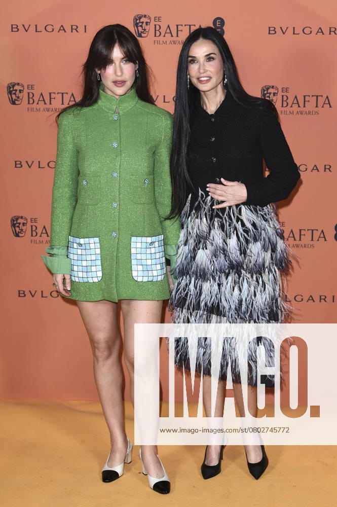 Scout Willis mit Mutter Demi Moore bei der Nominierten-Party der BAFTA Film Awards 2025 78th British Academy Film Awards in der National Gallery. London, 15.02.2025 Foto:xS.xFuturexImagex bafta_nominees_5371
