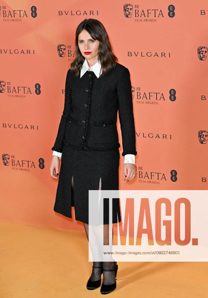 EE BAFTA Film Awards Nominees Party, Arrivals, London, UK London, UK, 15 February 2025. Felicity Jones attends the 2025 EE BAFTA Film Awards Nominee s Party, supported by BVLGARI at The National Gallery, Trafalgar Square, London, UK., Credit:Lee Floyd Avalon UK, London, The National Gallery, Trafalgar