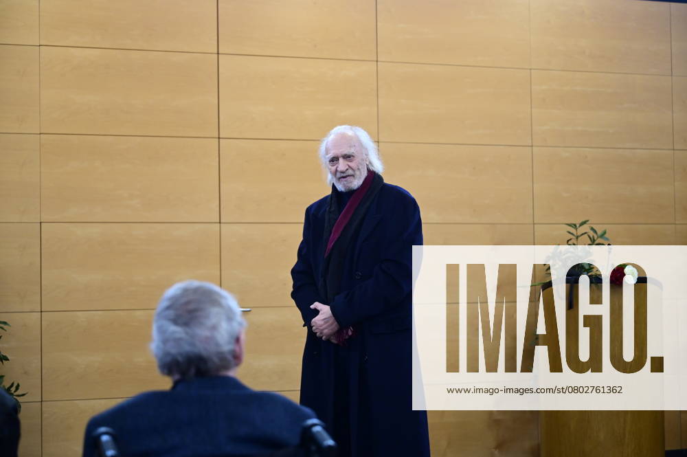 Achim Wolff at the funeral service and urn burial for Christel Bodenstein at Waldfriedhof Grünau Berlin, 13 02 2025 Berlin Germany