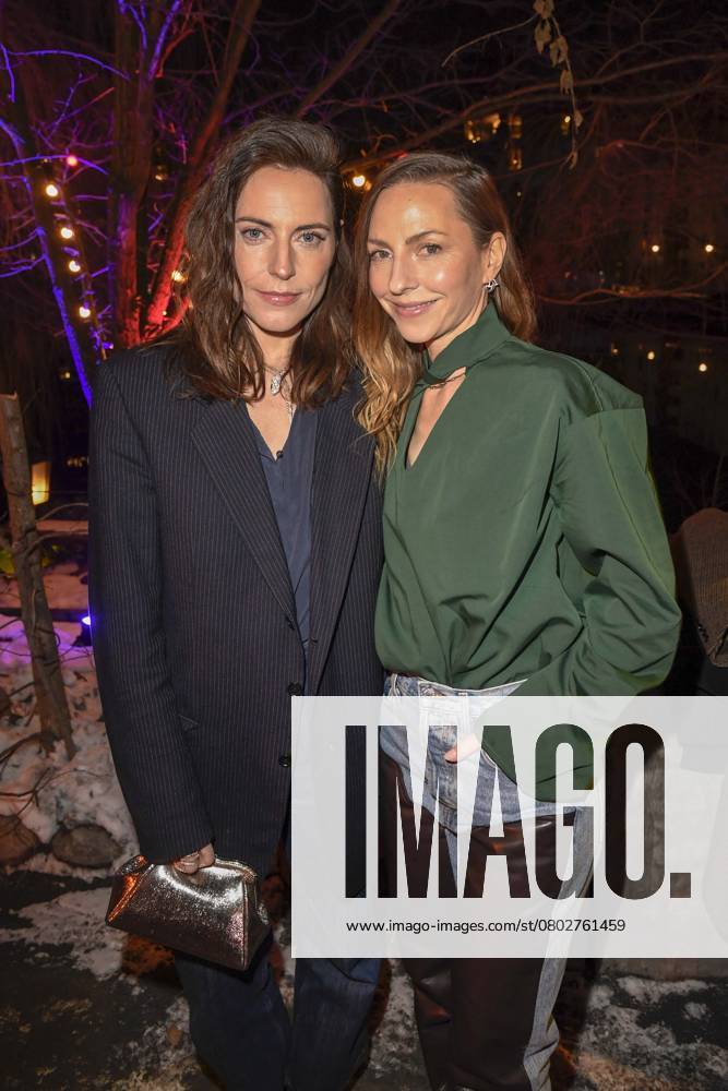 Antje Traue and Katharina Schüttler actresses as guests at the Medienboard Party at Holzmarkt in Berlin at the 75th Berlin International Film Festival on 15 02 2025 in Berlin Berlin Germany