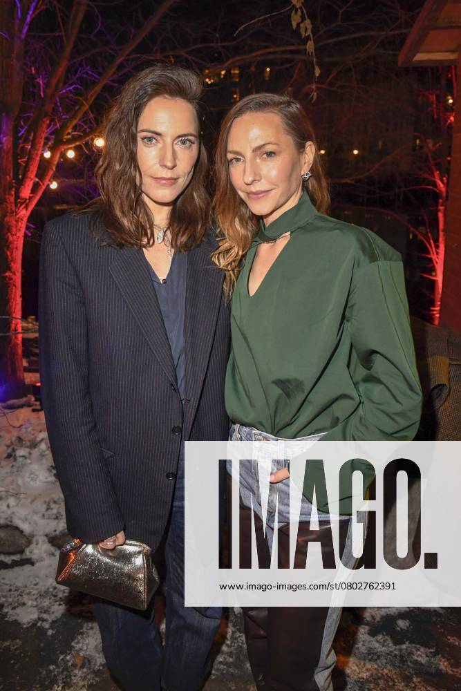 Antje Traue and Katharina Schüttler actresses as guests at the Medienboard Party at Holzmarkt in Berlin at the 75th Berlin International Film Festival on 15 02 2025 in Berlin Berlin Germany
