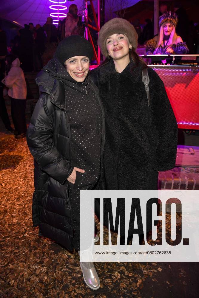 Anna Thalbach and Nellie Thalbach mother-daughter actresses as guests at the Medienboard Party at Holzmarkt in Berlin at the 75th Berlin International Film Festival on February 15, 2025 in Berlin Berlin Germany