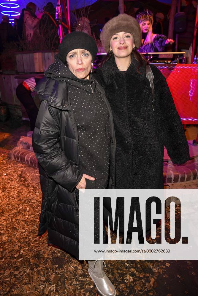 Anna Thalbach and Nellie Thalbach mother-daughter actresses as guests at the Medienboard Party at Holzmarkt in Berlin at the 75th Berlin International Film Festival on February 15, 2025 in Berlin Berlin Germany