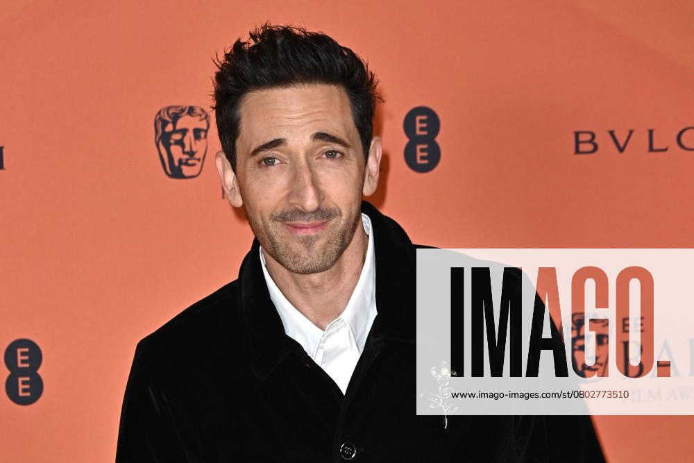 Adrien Brody attends the EE BAFTA Film Awards Nominees Party 2025, Supported by Bvlgari , at The National Gallery in London, England. UK. Saturday 15th February 2025.