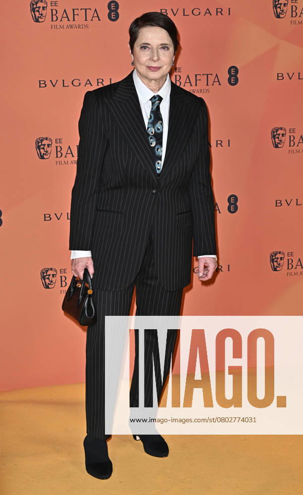 Isabella Rossellini attends the EE BAFTA Film Awards Nominees Party 2025, Supported by Bvlgari , at The National Gallery in London, England. UK. Saturday 15th February 2025.