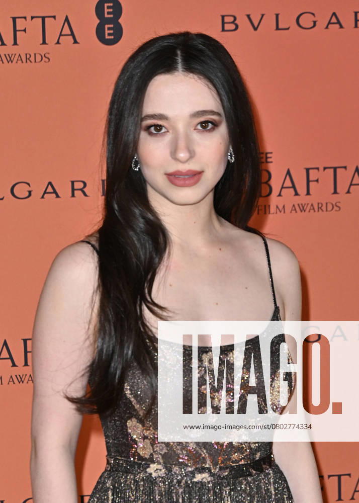 Mikey Madison attends the EE BAFTA Film Awards Nominees Party 2025, Supported by Bvlgari , at The National Gallery in London, England. UK. Saturday 15th February 2025.