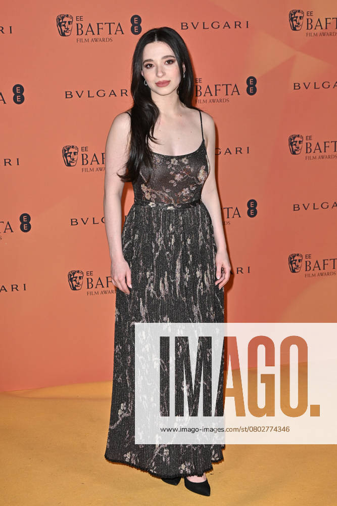 Mikey Madison attends the EE BAFTA Film Awards Nominees Party 2025, Supported by Bvlgari , at The National Gallery in London, England. UK. Saturday 15th February 2025.