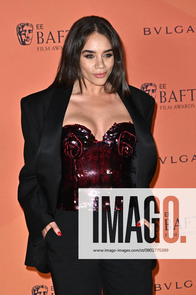 Hannah John-Kamen attends the EE BAFTA Film Awards Nominees Party 2025, Supported by Bvlgari , at The National Gallery in London, England. UK. Saturday 15th February 2025.