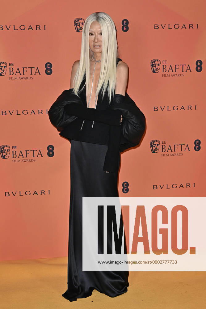Vera Wang attends the EE BAFTA Film Awards Nominees Party 2025, Supported by Bvlgari , at The National Gallery in London, England. UK. Saturday 15th February 2025.