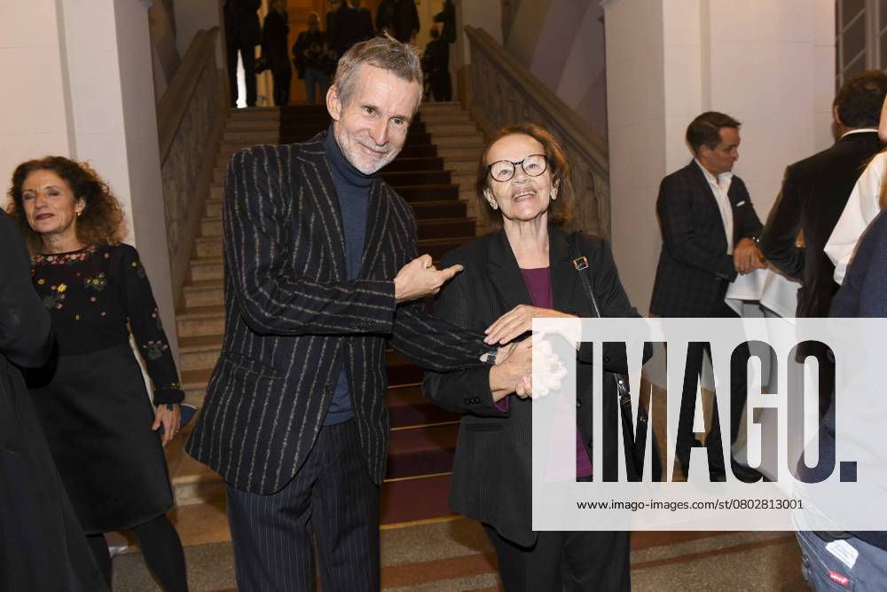 Ulrich Matthes, Gudrun Ritter at the award Ceremony of Goetz George Price on 21 November 2021 at Empress Friedrich House in Berlin Berlin Germany