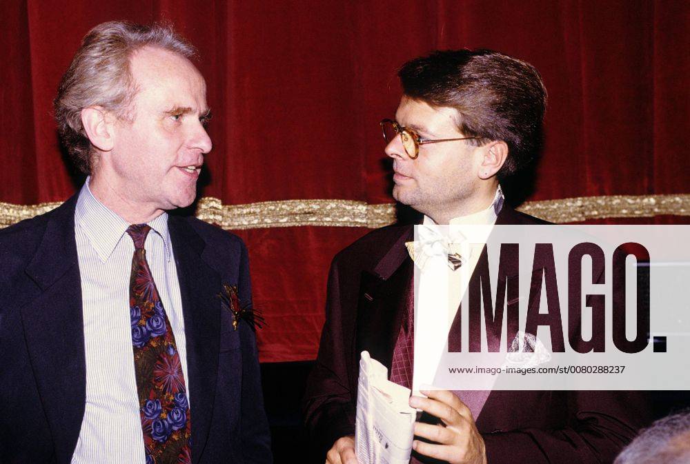 Im Wintergarten Berlin 1992, Senator Volker Hassemer und Veranstalter Peter Schwenkow