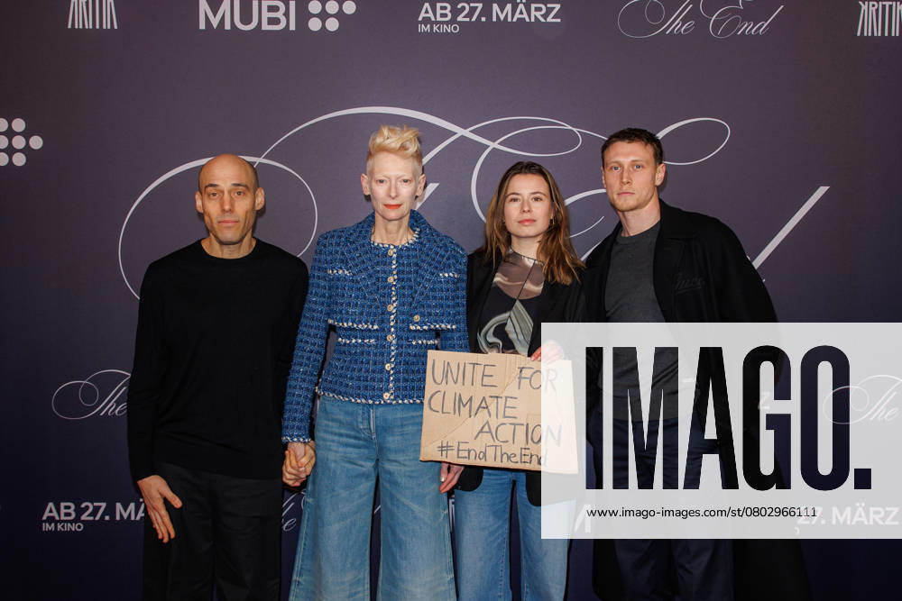 MUBI Preview Screening The End Joshua Oppenheimer, Tilda Swinton, Luisa Neubauer and George MacKay at the MUBI Preview Screening for the feature film THE END on the occasion of the 75th Berlinale at the Astor Filmlounge on 16 02 2025 in Berlin