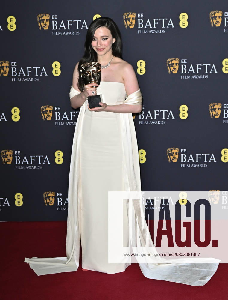 Mikey Madison attends the 2025 EE BAFTA Film Awards at The Royal Festival Hall in London, England. UK. Sunday 16th February 2025.