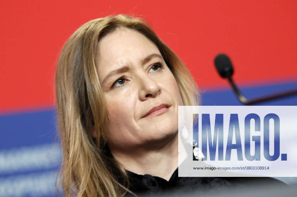 Julia Jentsch at the press conference for the feature film What Marielle Knows at the Berlinale 2025 75 Berlin International Film Festival at the Hotel Grand Hyatt Berlin, 17 02 2025 Foto:xC.xTamckex xFuturexImagex marielle_5227