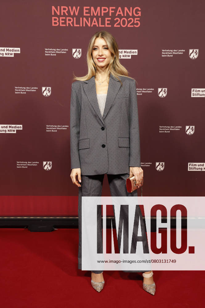 Cathy Hummels at the 22 NRW Reception of the State of NRW and the Film und Medienstiftung NRW as part of the Berlinale 2025 at the Representation of the State of North Rhine-Westphalia Berlin, 16 02 2025 Foto:xD.xBedrosianx xFuturexImagex nrw_5306