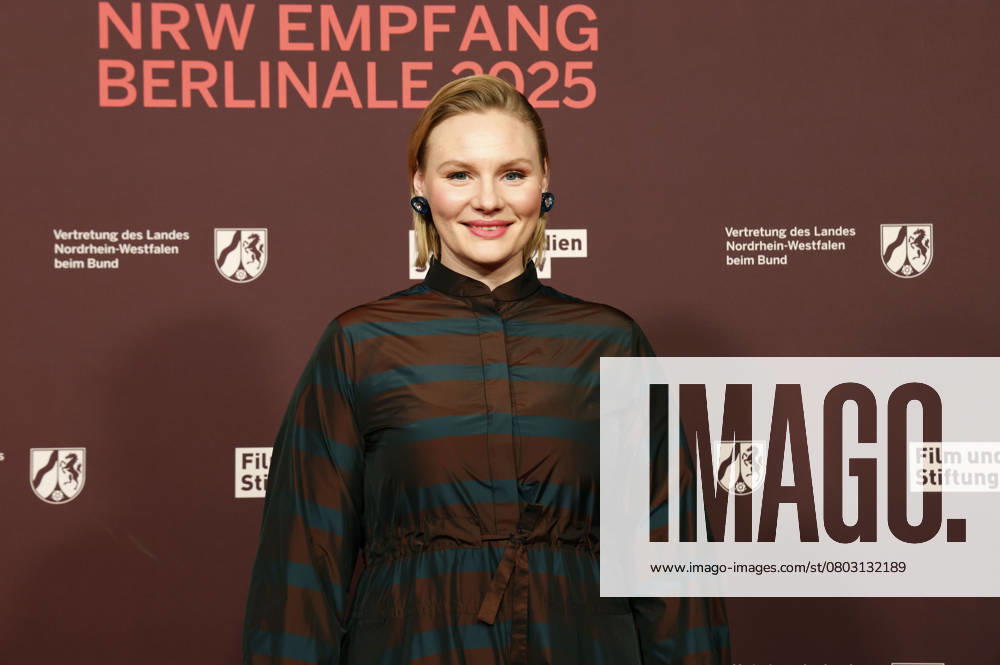 Rosalie Thomass at the 22 NRW Reception of the State of NRW and the Film und Medienstiftung NRW as part of the Berlinale 2025 at the Representation of the State of North Rhine-Westphalia Berlin, 16 02 2025 Foto:xD.xBedrosianx xFuturexImagex nrw_5327