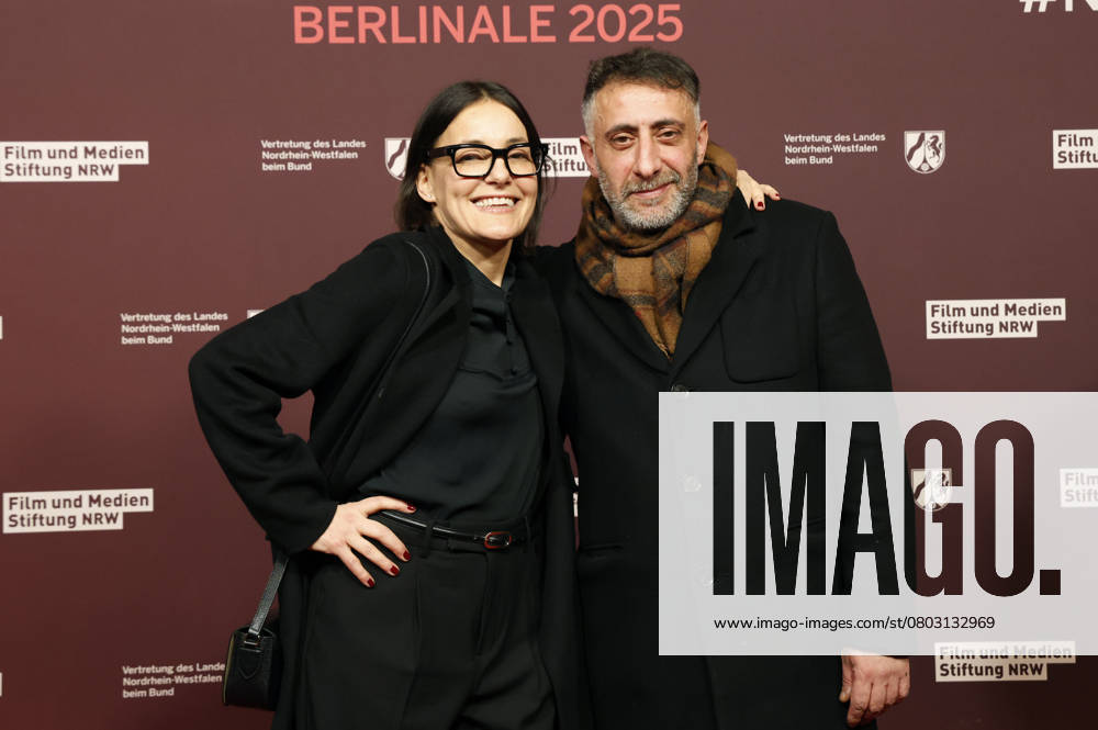 Nicolette Krebitz and Kida Khodr Ramadan at the 22 NRW Reception of the State of NRW and the Film und Medienstiftung NRW as part of the Berlinale 2025 at the Representation of the State of North Rhine-Westphalia Berlin, 16 02 2025 Foto:xD.xBedrosianx xFuturexImagex nrw_5355