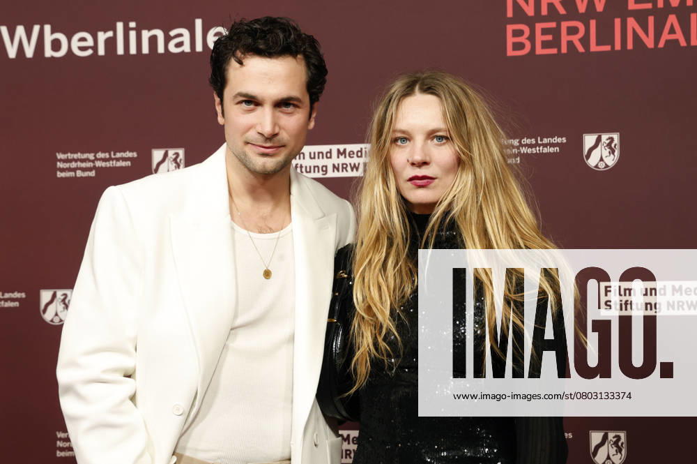 Samuel Schneider and Lilith Stangenberg at the 22 NRW Reception of the State of NRW and the Film und Medienstiftung NRW as part of the Berlinale 2025 at the Representation of the State of North Rhine-Westphalia Berlin, 16 02 2025 Foto:xD.xBedrosianx xFuturexImagex nrw_5356