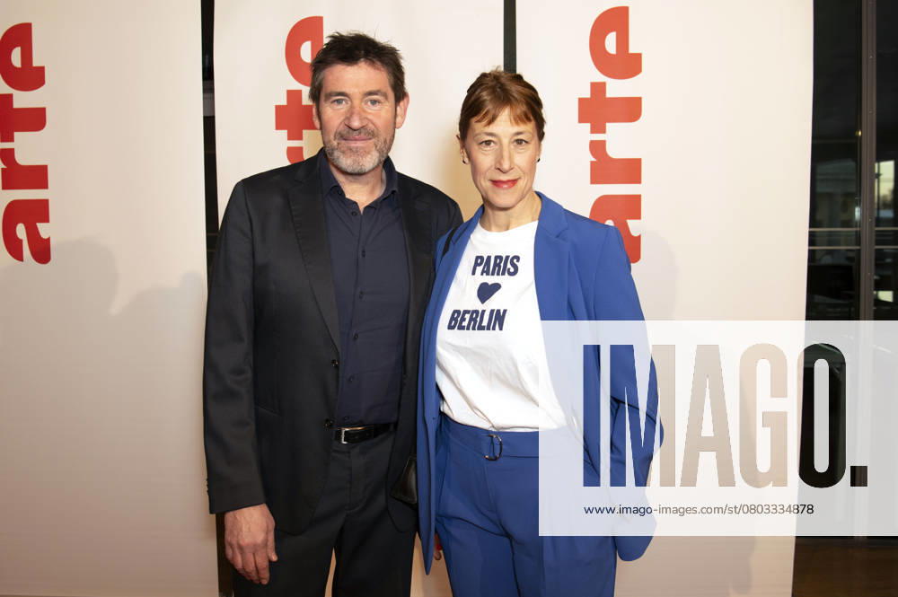 Stephan Szasz and Helene Grass at the ARTE reception as part of the Berlinale 2025 at the Akademie der Künste on Pariser Platz Berlin, 17 02 2025 Foto:xJ.xKnowlesx xFuturexImagex arte_5235