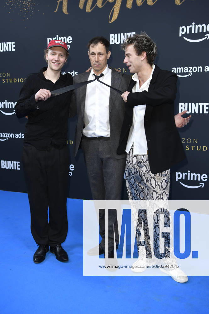 Bruno Alexander, Marc Hosemann and Oskar Belton at the Prime Video Amazon MGM Studios Dinner and Party as part of the Berlinale 2025 at Papillon Berlin, 17 02 2025 Foto:xC.xNiehausx xFuturexImagex prime_5321