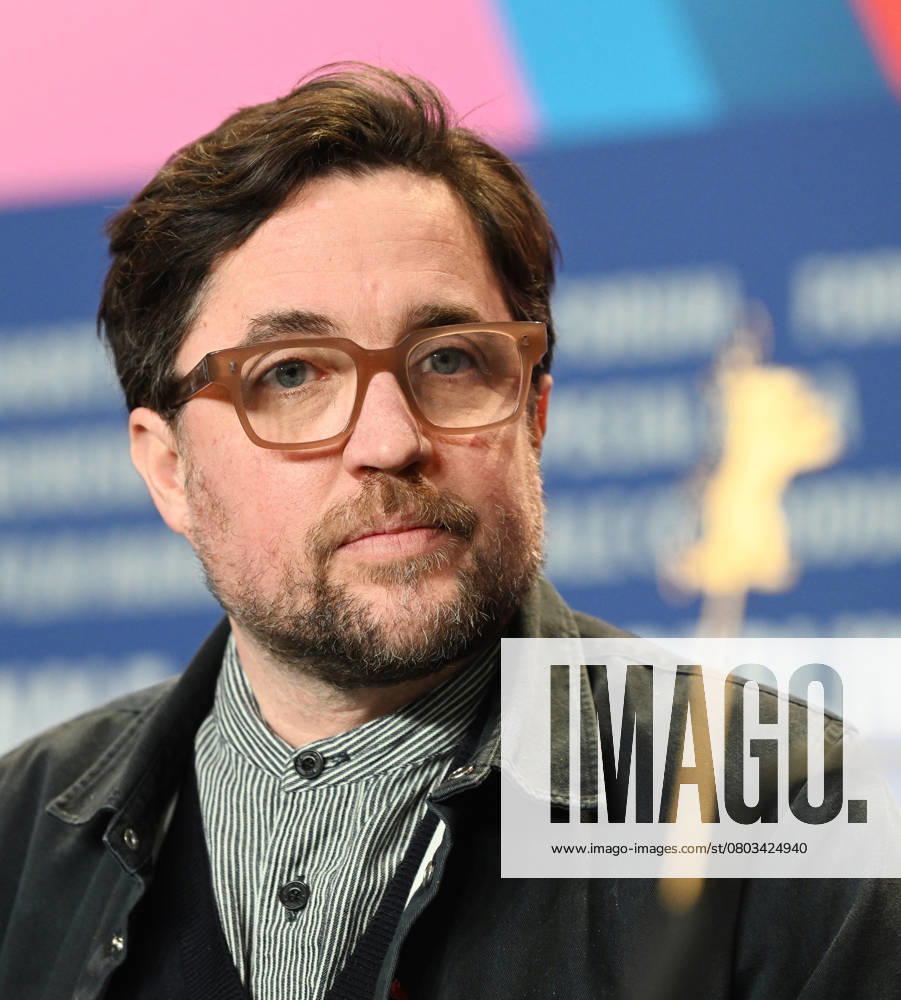 British director Dylan Southern attends the press conference of The Thing With Feathers at the 75th Berlin Film Festival in Berlin, Germany on Tuesday, February 18, 2025. BER20250218157 RUNExHELLESTAD
