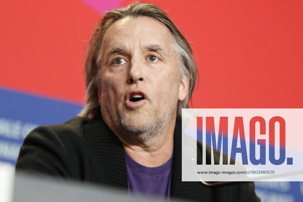 Richard Linklater at the press conference for the feature film Blue Moon at the Berlinale 2025 75 Berlin International Film Festival at the Hotel Grand Hyatt Berlin, 18 02 2025 Foto:xC.xTamckex xFuturexImagex moon_5331