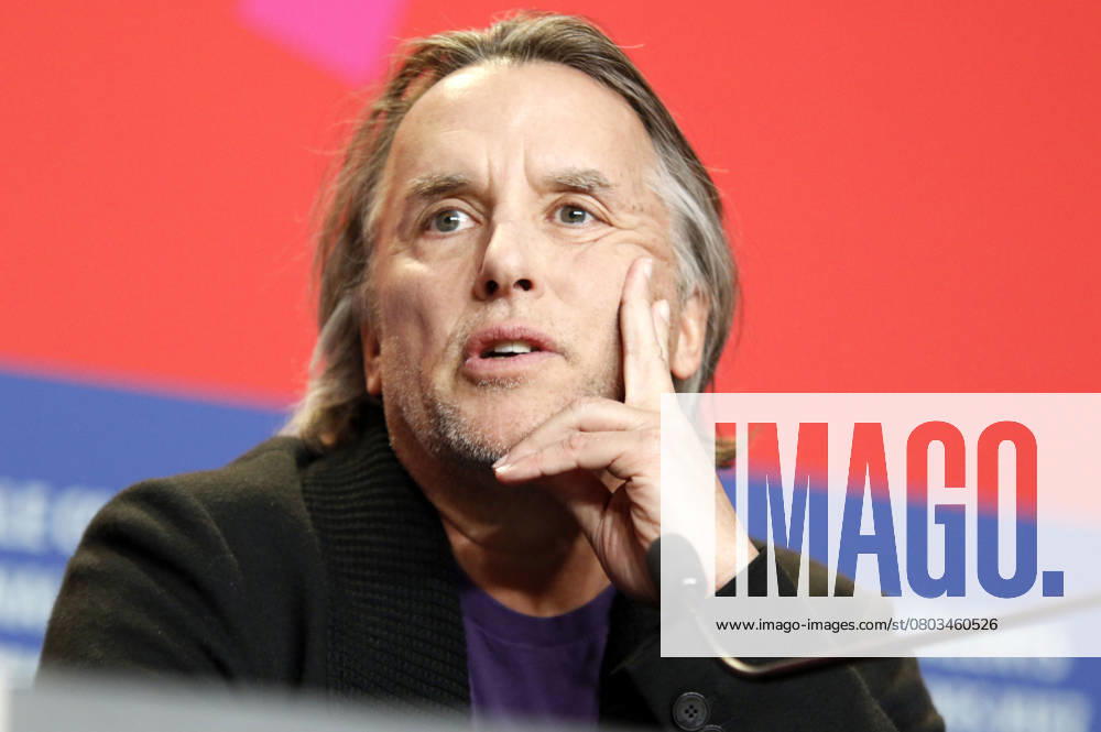 Richard Linklater at the press conference for the feature film Blue Moon at the Berlinale 2025 75 Berlin International Film Festival at the Hotel Grand Hyatt Berlin, 18 02 2025 Foto:xC.xTamckex xFuturexImagex moon_5332