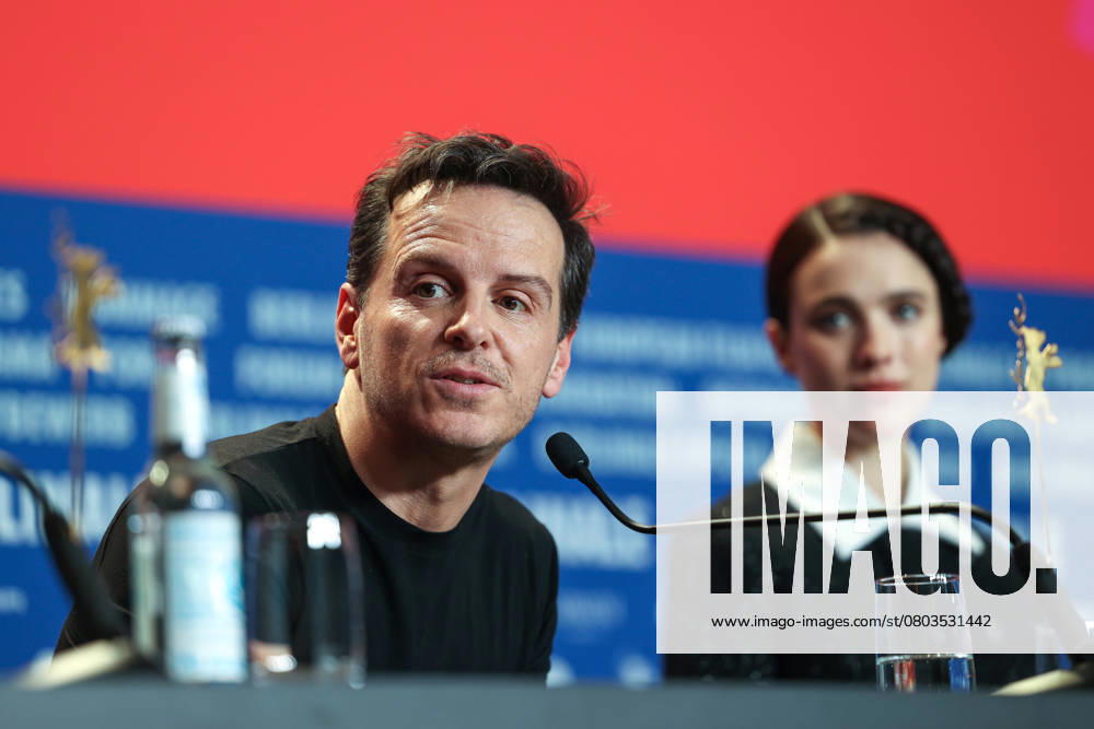 The 75th Berlinale Film Festival is taking place in Berlin from 13 to 23 February 2025. Actor Andrew Scott answers journalists questions during a press conference Berlin Germany - ZUMAt227 20250218_zip_t227_005