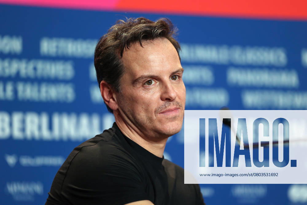 The 75th Berlinale Film Festival is taking place in Berlin from 13 to 23 February 2025. Actor Andrew Scott answers journalists questions during a press conference Berlin Germany - ZUMAt227 20250218_zip_t227_006