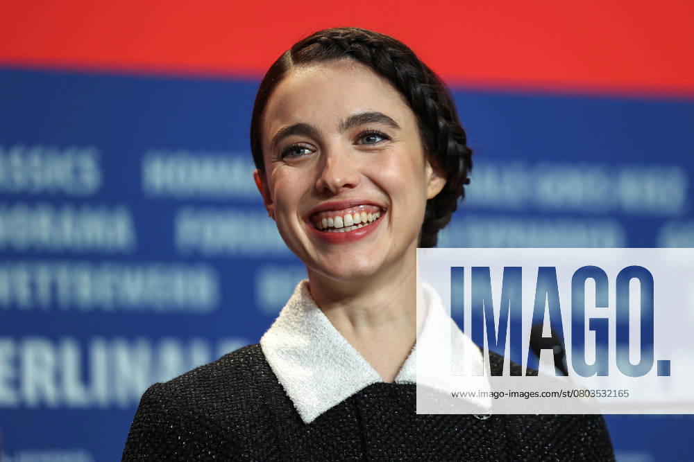 The 75th Berlinale Film Festival is taking place in Berlin from 13 to 23 February 2025. Actress Margaret Qualley answers journalists questions during a press conference Berlin Germany - ZUMAt227 20250218_zip_t227_010