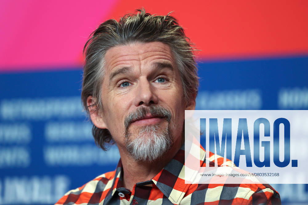 The 75th Berlinale Film Festival is taking place in Berlin from 13 to 23 February 2025. Actor Ethan Hawke answers journalists questions during a press conference Berlin Germany - ZUMAt227 20250218_zip_t227_012