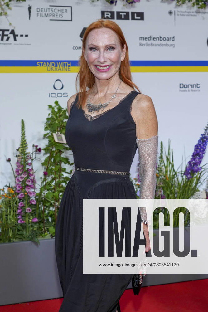 Andrea Sawatzki at the award Ceremony of Germans Film Awards on 12 05 2023 at Theatre on Potsdam Place in Berlin Berlin Germany