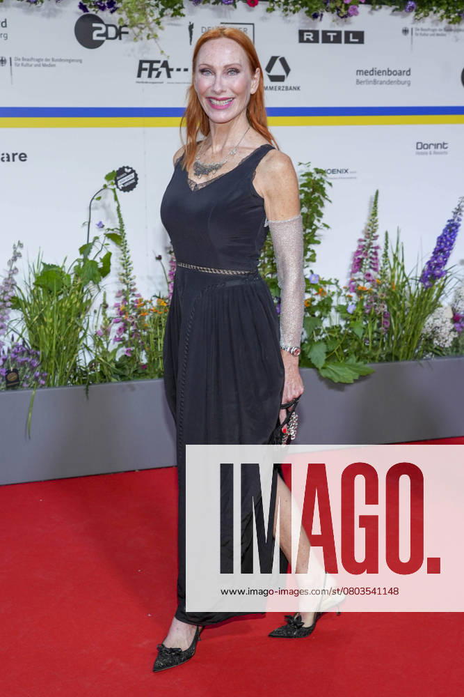 Andrea Sawatzki at the award Ceremony of Germans Film Awards on 12 05 2023 at Theatre on Potsdam Place in Berlin Berlin Germany