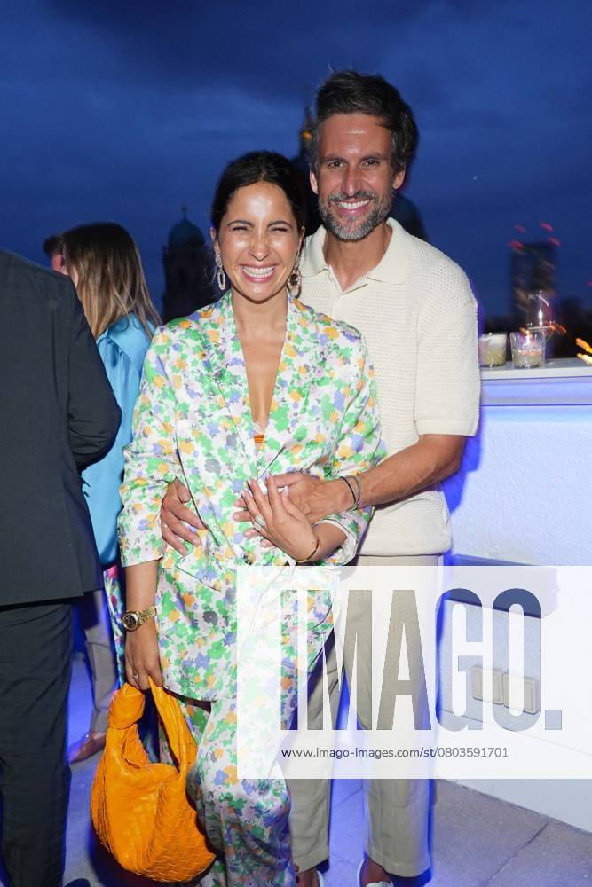 Tom Beck, Chryssanthi Kavazi at the Bertelsmann Party on 15 06 2023 in the Bertelsmann Repraesentanz at the Linden 1 in Berlin Berlin Germany