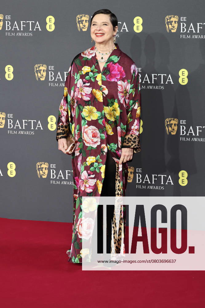2025 EE BAFTA Film Awards Isabella Rossellini, 2025 EE BAFTA Film Awards, The Royal Festival Hall, Southbank Centre, London, UK, 16 February 2025, Photo by Richard Goldschmidt London London UK