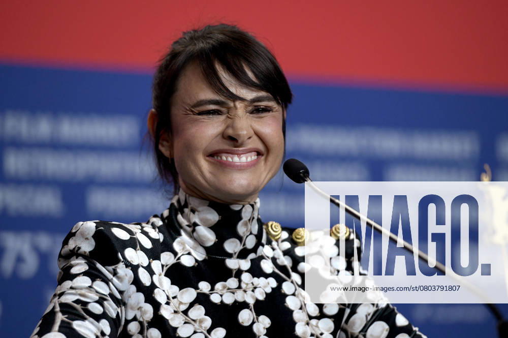 Mia Maestro at the press conference for the feature film After This Death at the Berlinale 2025 75 Berlin International Film Festival at the Hotel Grand Hyatt Berlin, 19 02 2025 Foto:xC.xNiehausx xFuturexImagex death_5273