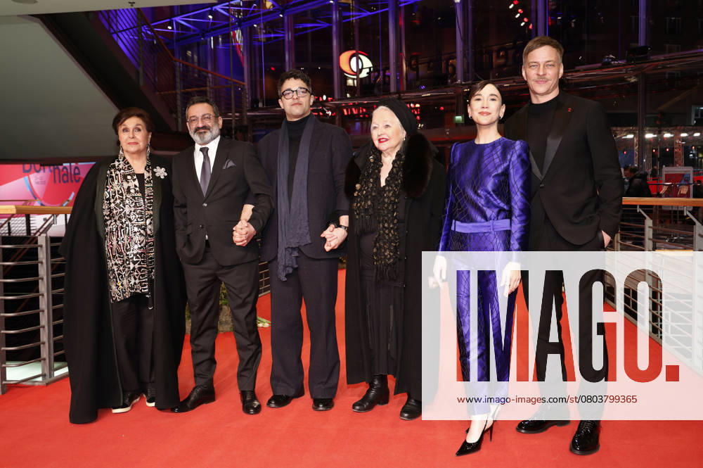 Nidal Al Askhar, Georges Khabbaz, Ameer Fakher Eldin, Hanna Schygulla, Sibel Kekilli and Tom Wlaschiha at the premiere of the feature film Yunan at the Berlinale 2025 75 Berlin International Film Festival in the Berlinale Palast Berlin, 19 02 2025 Foto:xD.xBedrosianx xFuturexImagex yunan_prem_5207