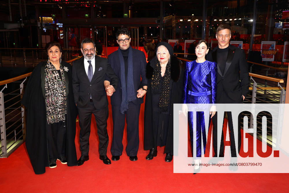 Nidal Al Achkar, Georges Khabbaz, Ameer Fakher Eldin, Hanna Schygulla, Sibel Kekilli and Tom Wlaschiha at the Yunan Film Premiere as part of the 75th Berlinale International Film Festival on 19 02 2025 in Berlin Berlinale 2025 Yunan Film Premiere